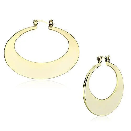 LO2737 Gold Iron Earrings - Image #1