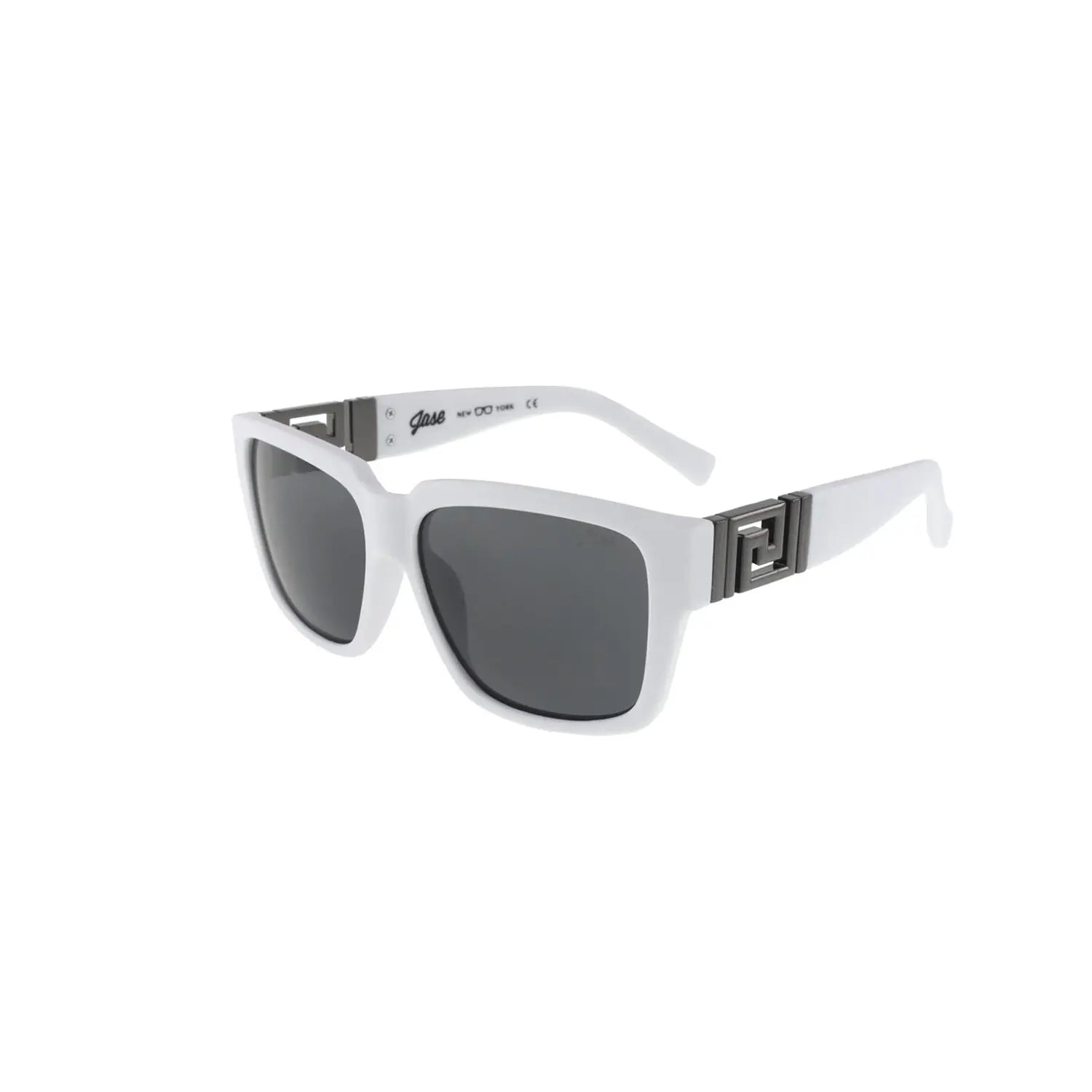 Jase New York Victor Sunglasses in Matte White - Image #1