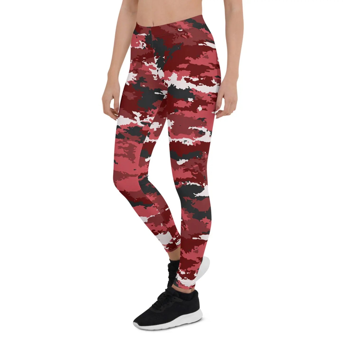 Red Camo Leggings for Women - Image #3