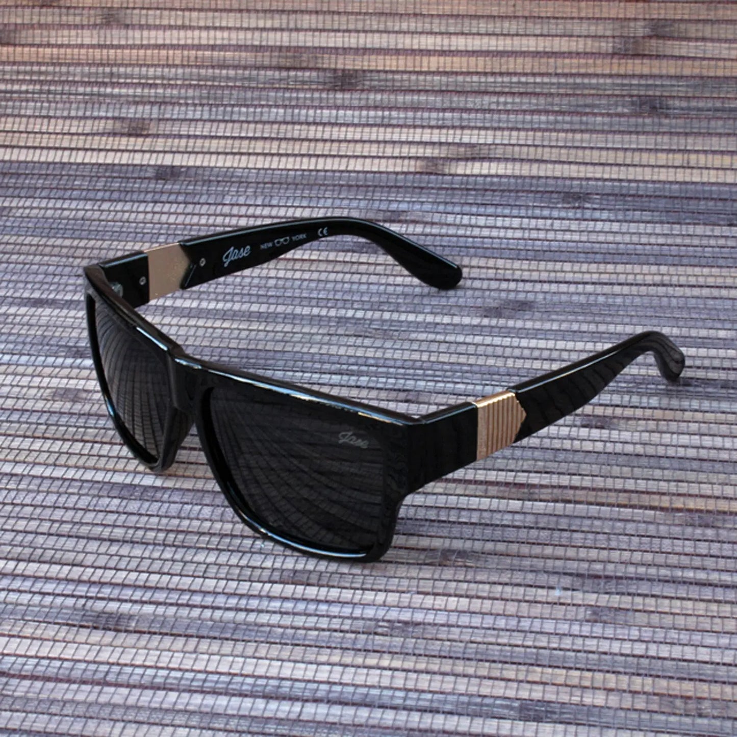 Jase New York Carter Sunglasses in Black - Image #5