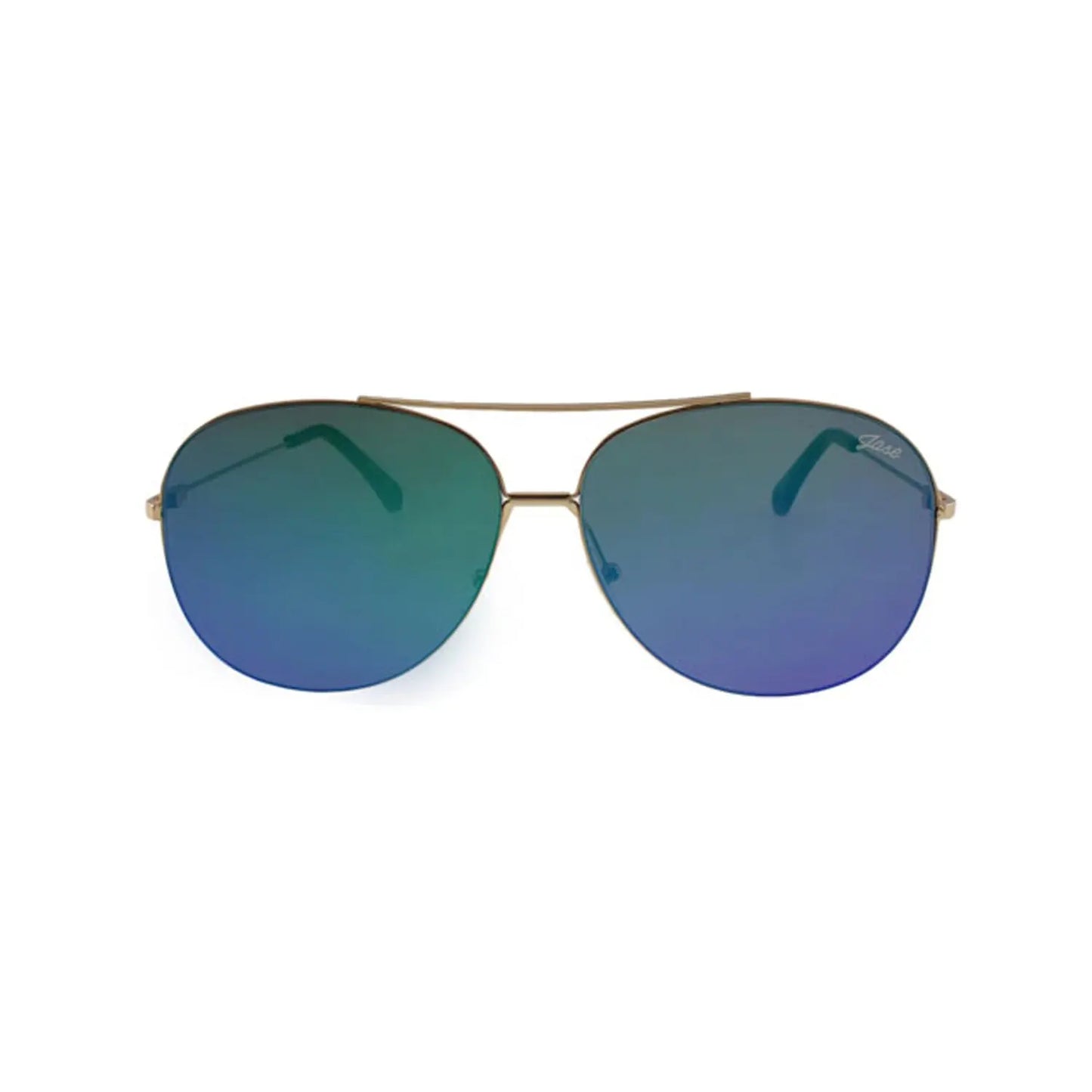 Jase New York Justice Sunglasses in Gold - Image #2