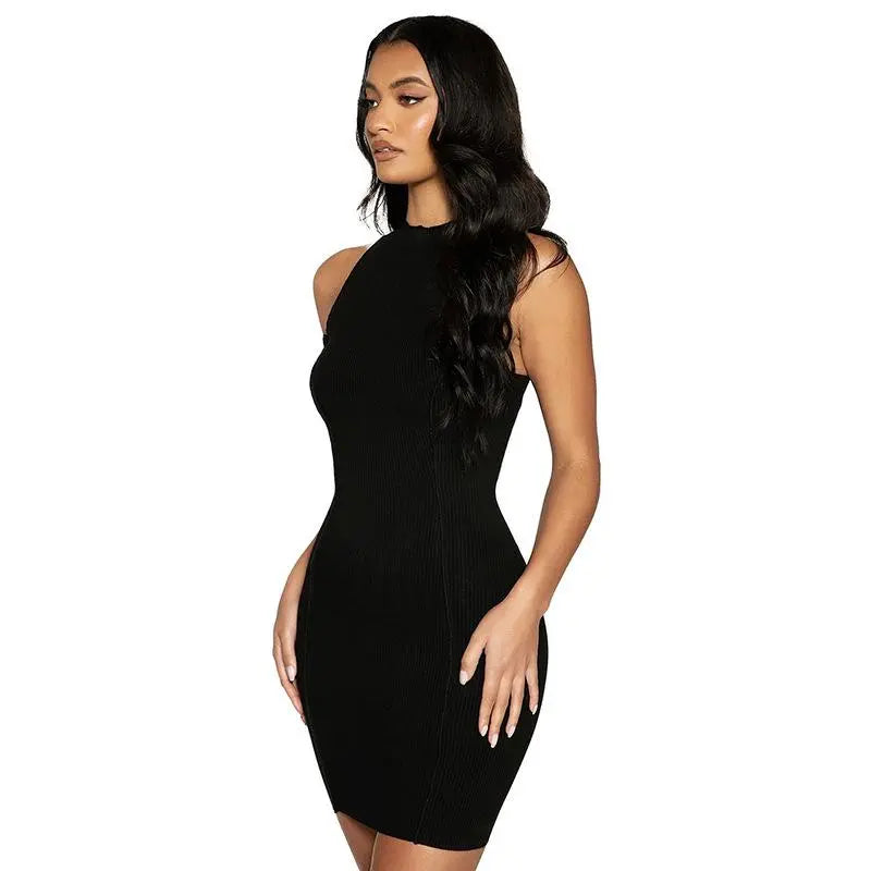 Ribbed Sleeveless Bodycon Summer Dresses For Women - Image #7