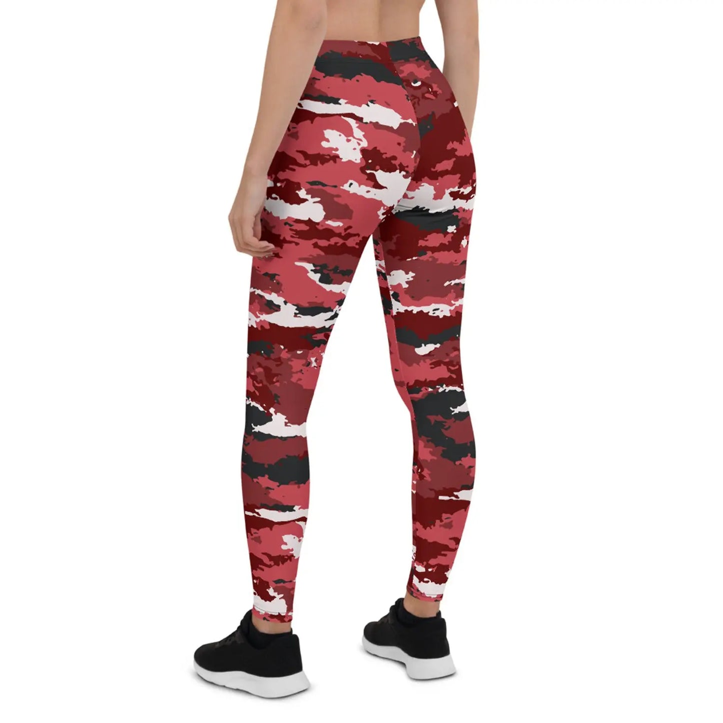 Red Camo Leggings for Women - Image #3