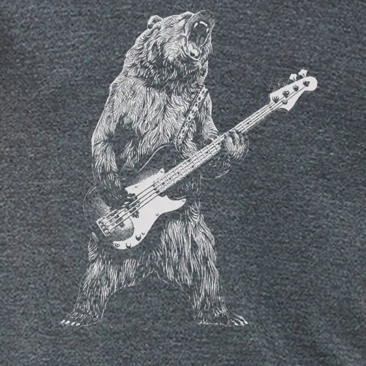Bear Playing Bass Guitar - Image #1