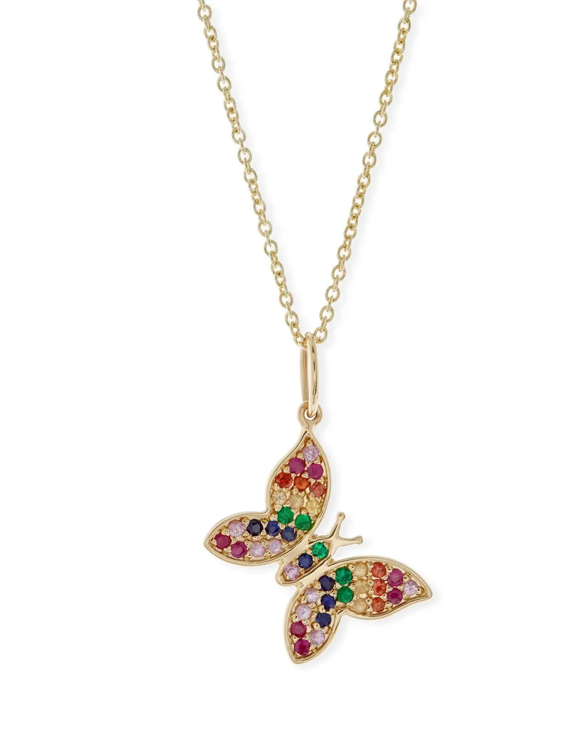 Rainbow  Elements Pendant Necklaces in 14K Gold (Multiple Options) - Image #2