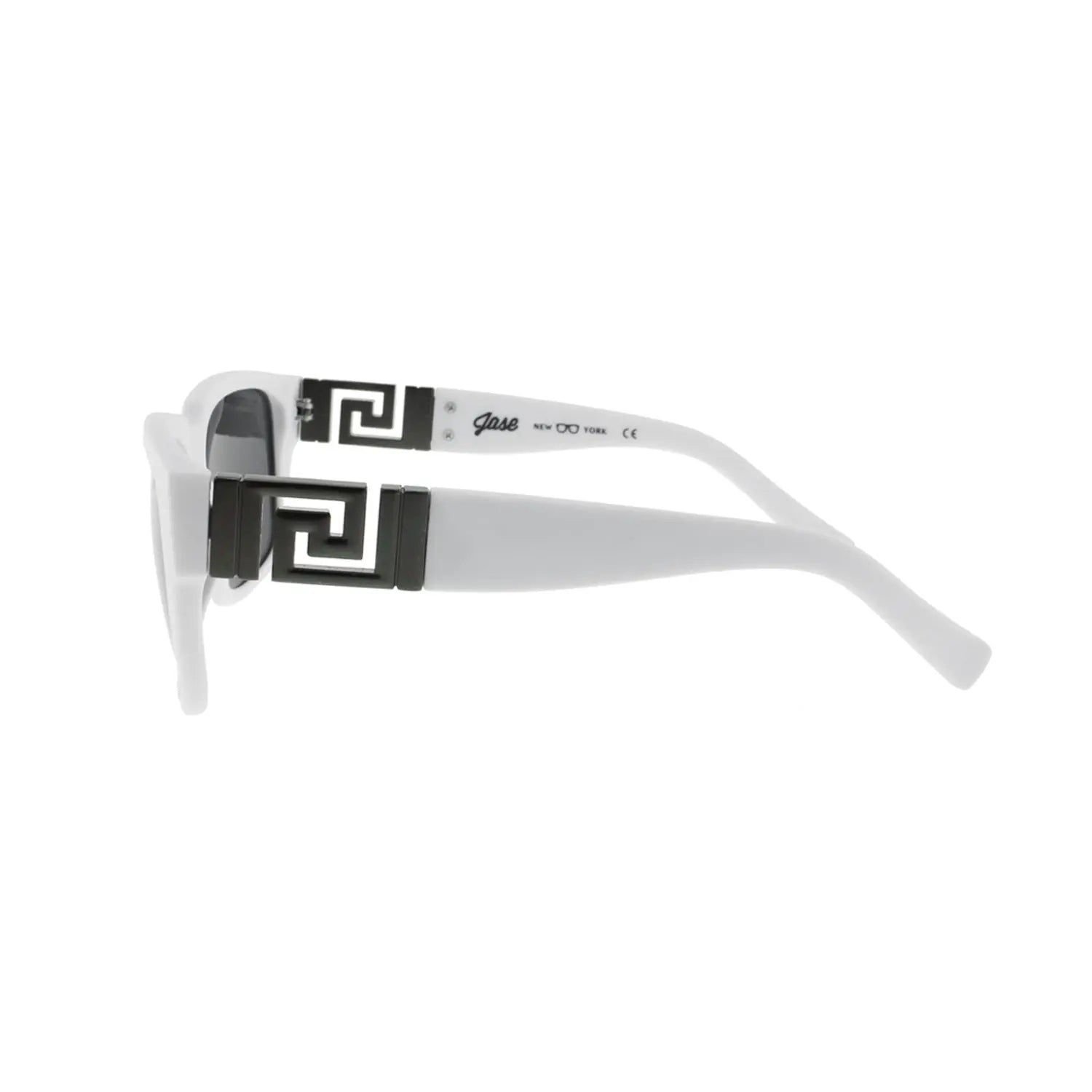 Jase New York Victor Sunglasses in Matte White - Image #3