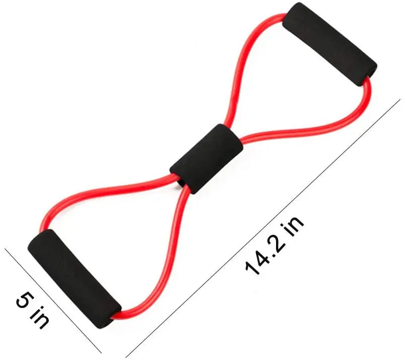 Figure-8 Resistance Band for Strength and Stability Exercises - Image #4