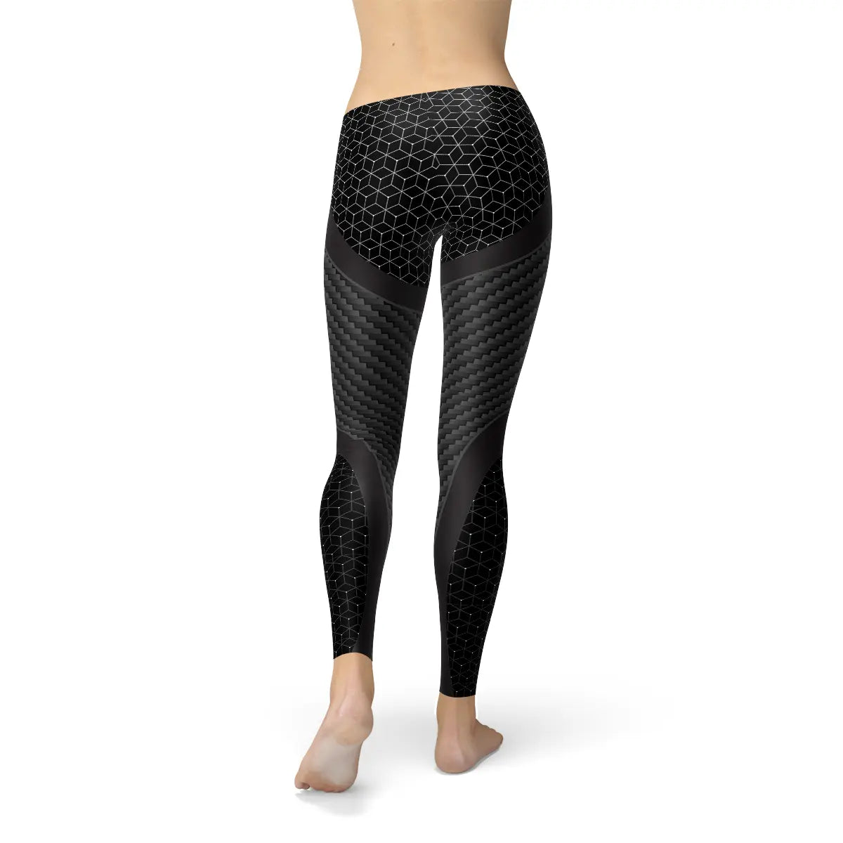 Womens Carbon Fiber Sports Leggings - Image #6