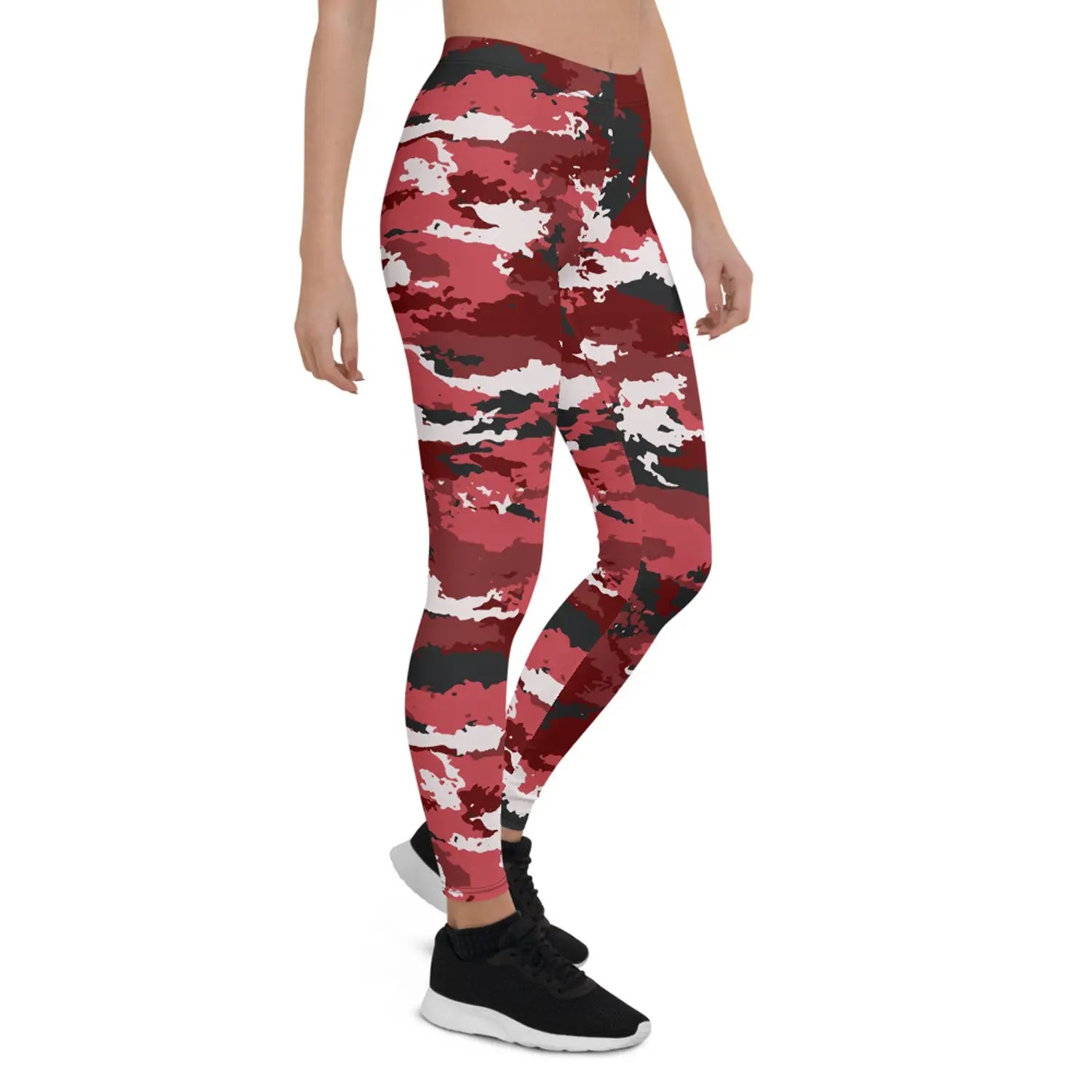 Red Camo Leggings for Women - Image #2