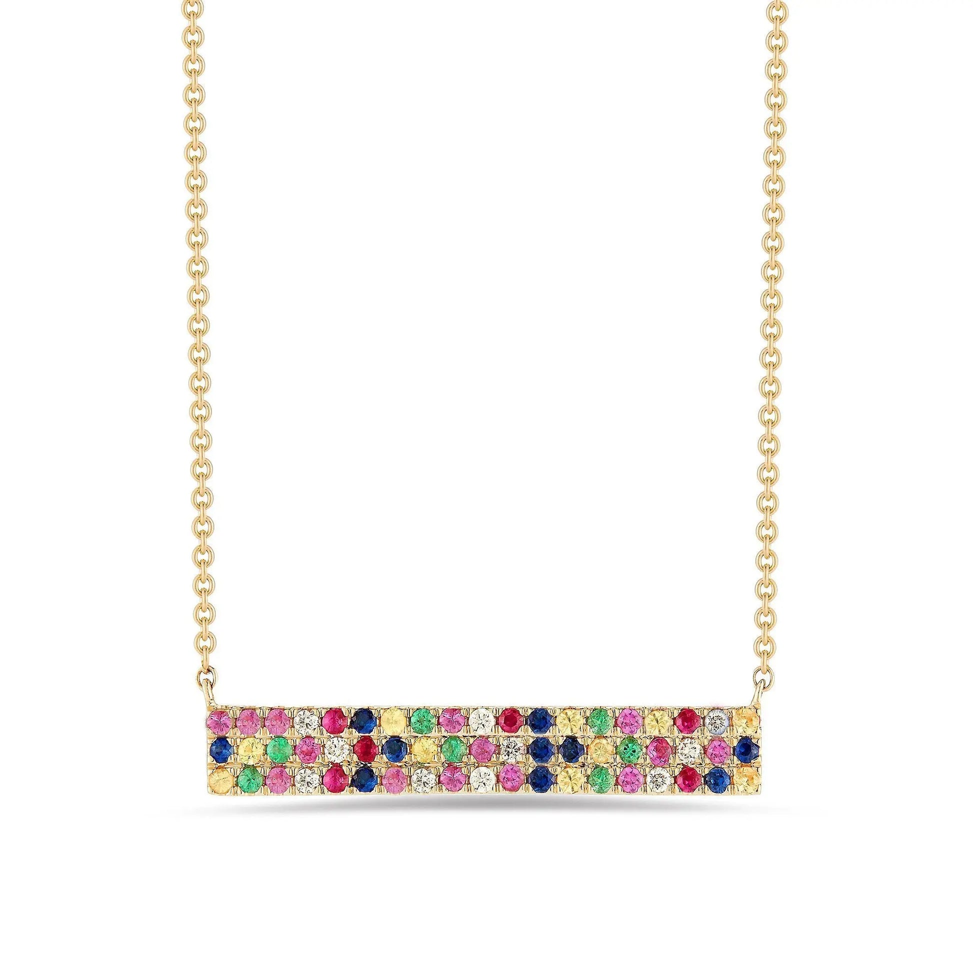 Rainbow  Elements Pendant Necklaces in 14K Gold (Multiple Options) - Image #1