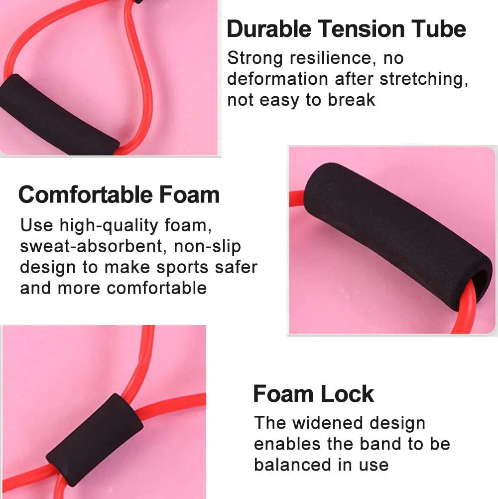 Figure-8 Resistance Band for Strength and Stability Exercises - Image #3