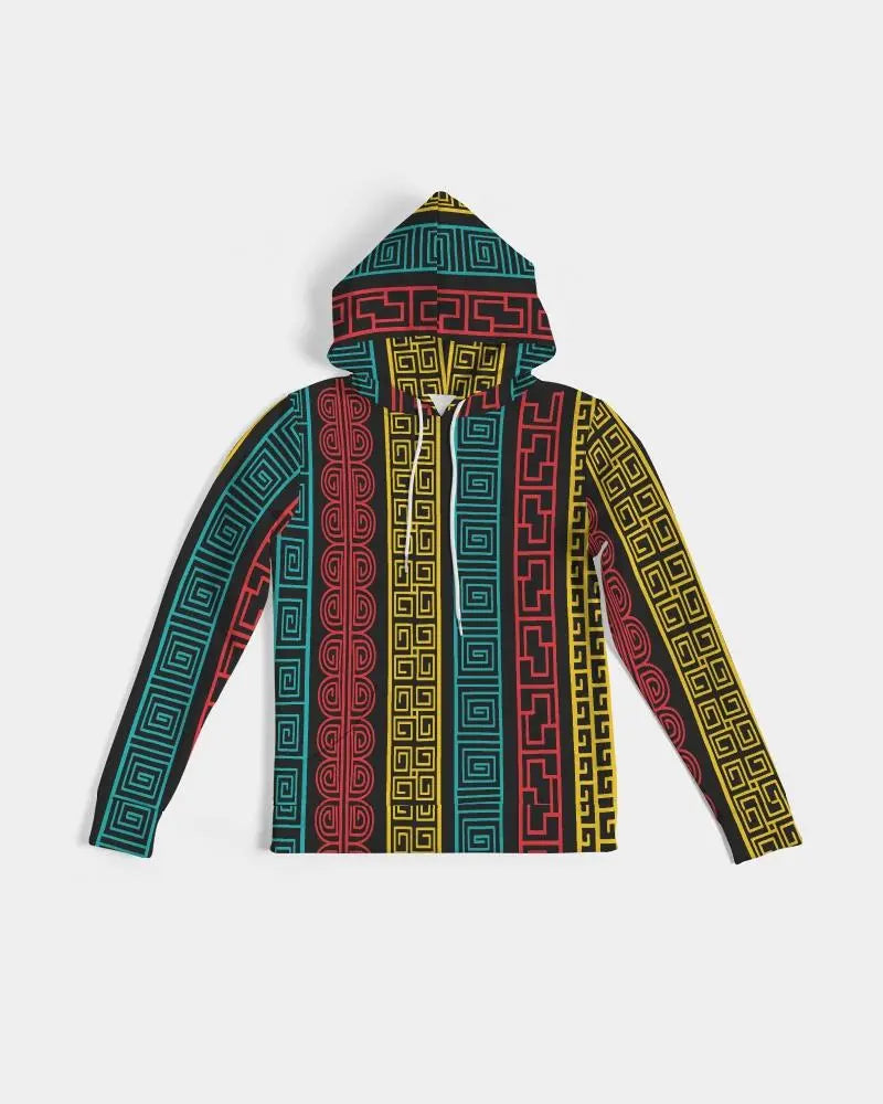 Womens Hoodie - Pullover Hooded Sweatshirt - Graphic/Multicolor - Image #6