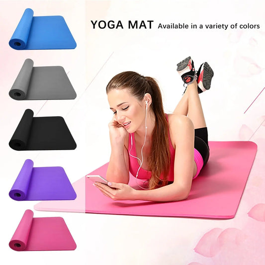 Large Size Slip Yoga Fitness Mat - Image #1